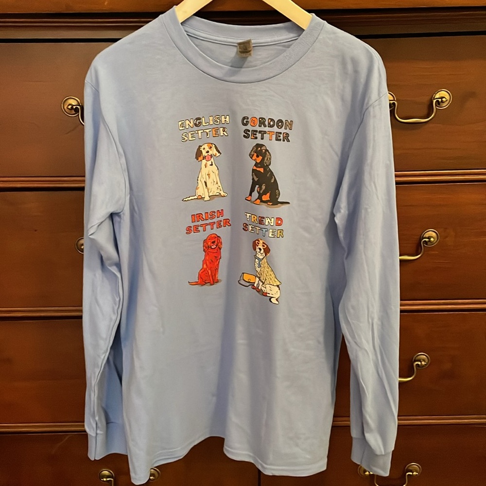 NWOT • Long Sleeve Tshirt •Dog Lover’s Tshirt• Women’s Small